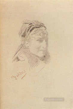 サラ・ベルナールの肖像ジャンルジョヴァンニ・ボルディーニ Oil Paintings